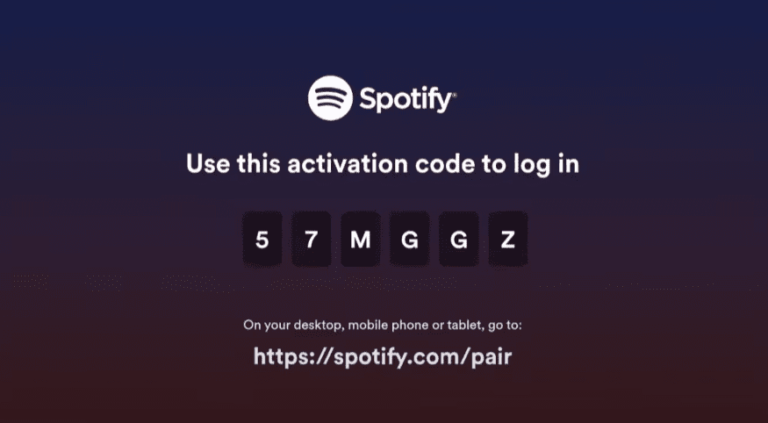 https Spotify com Pair Activation
